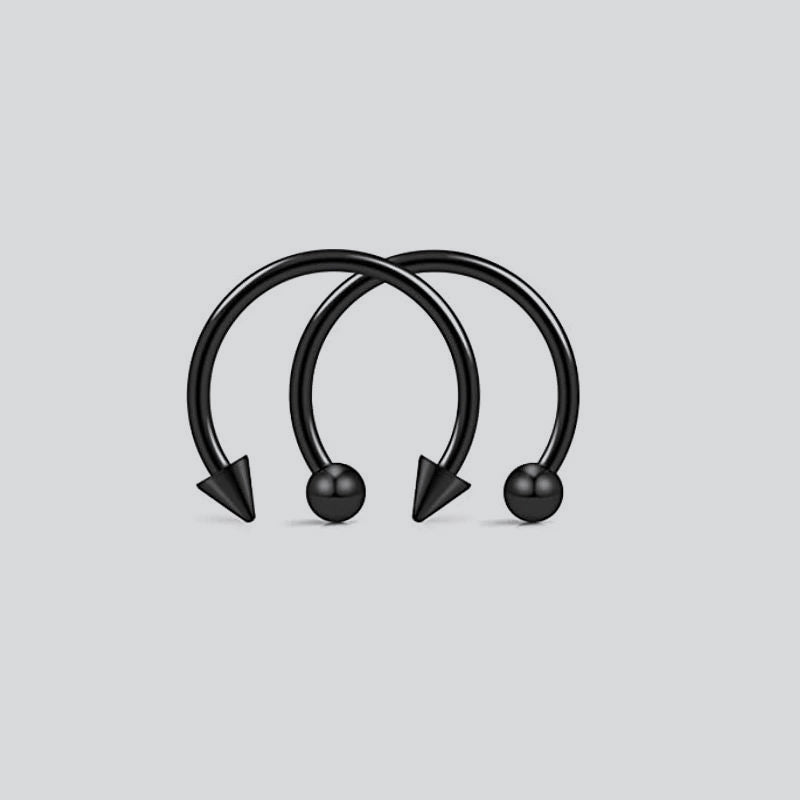 2PCS Horseshoe Septum Ring Pack