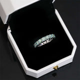 S925 4mm Moissanite Eternity Band Ring