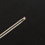 Titanium Single CZ Prong-Set Piercing Stud | 1PC  – Blue / White / Pink | Ear Nose Body Jewelry