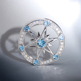 Starlight Shadow Moissanite S925 Silber Ohr Tunnel (2 Stück) 