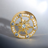 Starlight Shadow Moissanite S925 Silber Ohr Tunnel (2 Stück) 