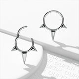 Piercing de nez éblouissant à double rangée