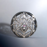 Wolframstahl Zirkon Widow Web Ohr Tunnel (2 Stück) 