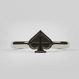 Ace of Spades Narrow Ring