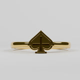 Ace of Spades Narrow Ring