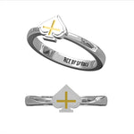 Ace of Spades Narrow Ring