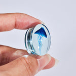 Abyssal Bloom｜Blue Sea bloom Plug (2Pcs) - AKAK BODYJEWELRY - ear - tunnel