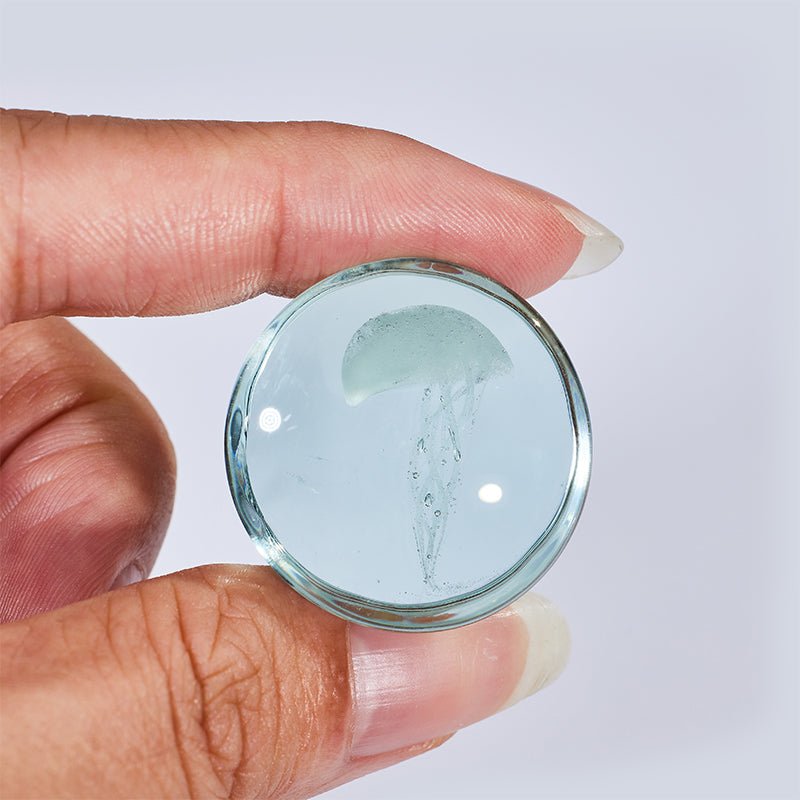 Abyssal Bloom｜Clear Sea bloom Plug (2Pcs) - AKAK BODYJEWELRY - ear - tunnel