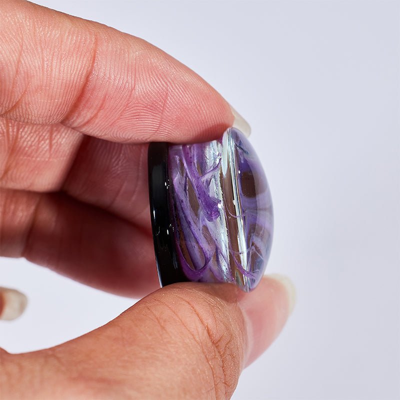 Abyssal Bloom｜Eclipse Mist Plug (2Pcs) - AKAK BODYJEWELRY - ear - tunnel