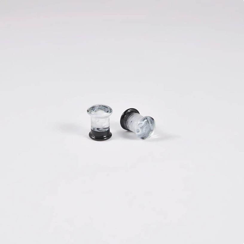 Abyssal Bloom｜Phantom Veil Plug (2Pcs) - AKAK BODYJEWELRY - ear - tunnel