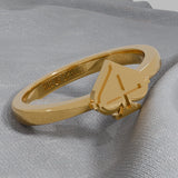 Ace of Spades Narrow Ring - AKAK BODYJEWELRY - ear - tunnel