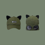 AKAK Feline Aviator Street Cap - AKAK BODYJEWELRY - ear - tunnel