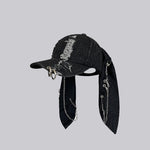 Midnight Punk Bunny Adjustable Ear Hat-AKAK BODYJEWELRY Hat