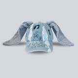 AKAK Music Bunny Denim Hat - AKAK BODYJEWELRY - ear - tunnel