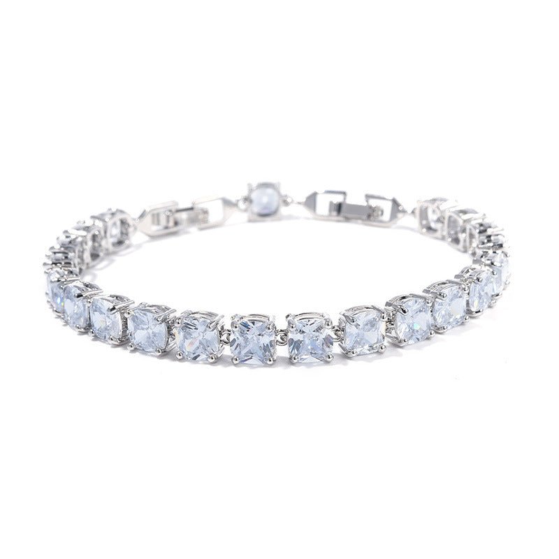 Big Multicolor Zircon Tennis Bracelet - AKAK BODYJEWELRY - ear - tunnel
