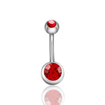 Czech Crystal Brow Barbell 1pc - AKAK BODYJEWELRY - ear - tunnel
