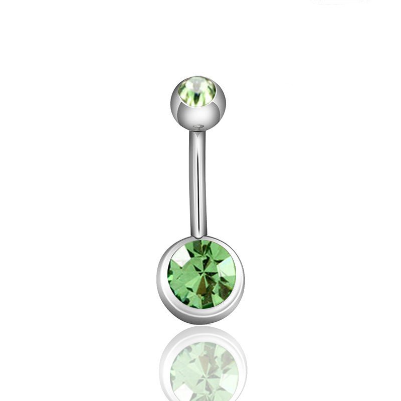 Czech Crystal Brow Barbell 1pc - AKAK BODYJEWELRY - ear - tunnel