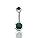 Czech Crystal Brow Barbell 1pc - AKAK BODYJEWELRY - ear - tunnel