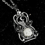 Destiny Rose Skull Necklace - AKAK BODYJEWELRY - ear - tunnel