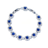 Sugar Cube Multicolor Zircon Bracelet