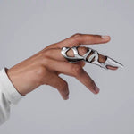 Ethereal Pearl Knuckle Ring - AKAK BODYJEWELRY - ear - tunnel