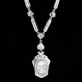 Ethereal Spirit Pearl Skull Necklace - AKAK BODYJEWELRY - ear - tunnel
