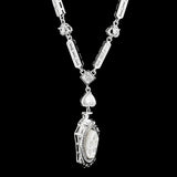 Ethereal Spirit Pearl Skull Necklace - AKAK BODYJEWELRY - ear - tunnel