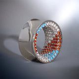 Free Will Zircon S925 Silver Tunnel (2Pcs) - AKAK BODYJEWELRY - ear - tunnel