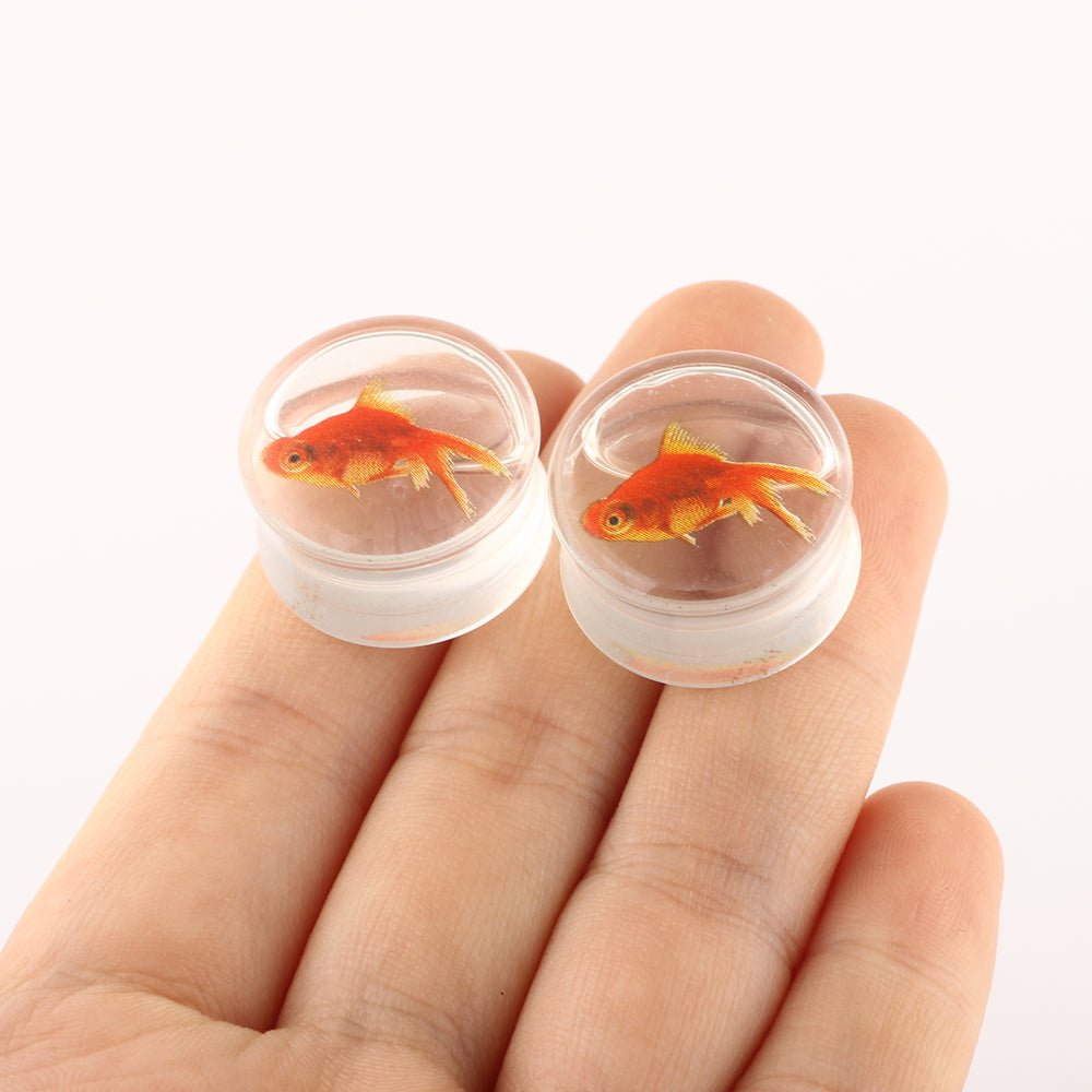 Freedom's Wave Acrylic Plug(2pc) - AKAK BODYJEWELRY - ear - tunnel