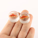 Freedom's Wave Acrylic Plug(2pc) - AKAK BODYJEWELRY - ear - tunnel