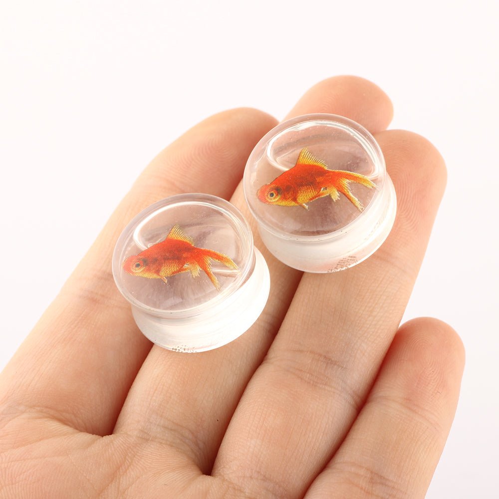Freedom's Wave Acrylic Plug(2pc) - AKAK BODYJEWELRY - ear - tunnel