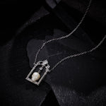 Ghostly Grace S925 Silver Necklace - AKAK BODYJEWELRY - ear - tunnel