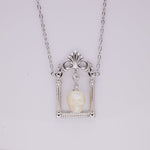 Ghostly Grace S925 Silver Necklace - AKAK BODYJEWELRY - ear - tunnel