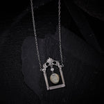 Ghostly Grace S925 Silver Necklace - AKAK BODYJEWELRY - ear - tunnel