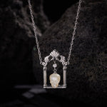 Ghostly Grace S925 Silver Necklace - AKAK BODYJEWELRY - ear - tunnel