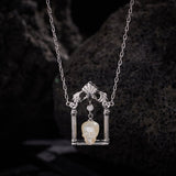 Ghostly Grace S925 Silver Necklace - AKAK BODYJEWELRY - ear - tunnel
