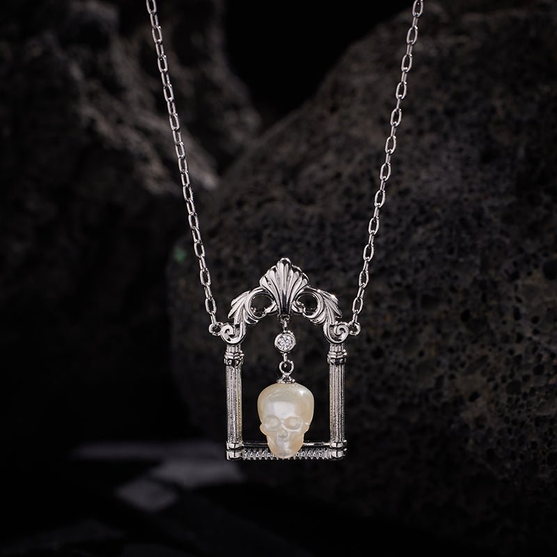 Ghostly Grace S925 Silver Necklace - AKAK BODYJEWELRY - ear - tunnel