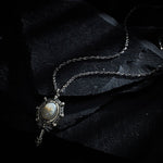 Ghostveil Radiance Pearl Skull Necklace - AKAK BODYJEWELRY - ear - tunnel