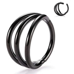 Gothic Nose Ring Ear Piercing - AKAK BODYJEWELRY - ear - tunnel