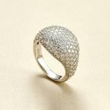 Sparkling Dome 2.42ct Moissanite S925 Silver Ring