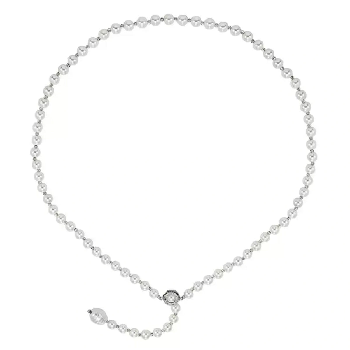 Pearl Torque Chain Necklace - AKAK BODYJEWELRY - ear - tunnel