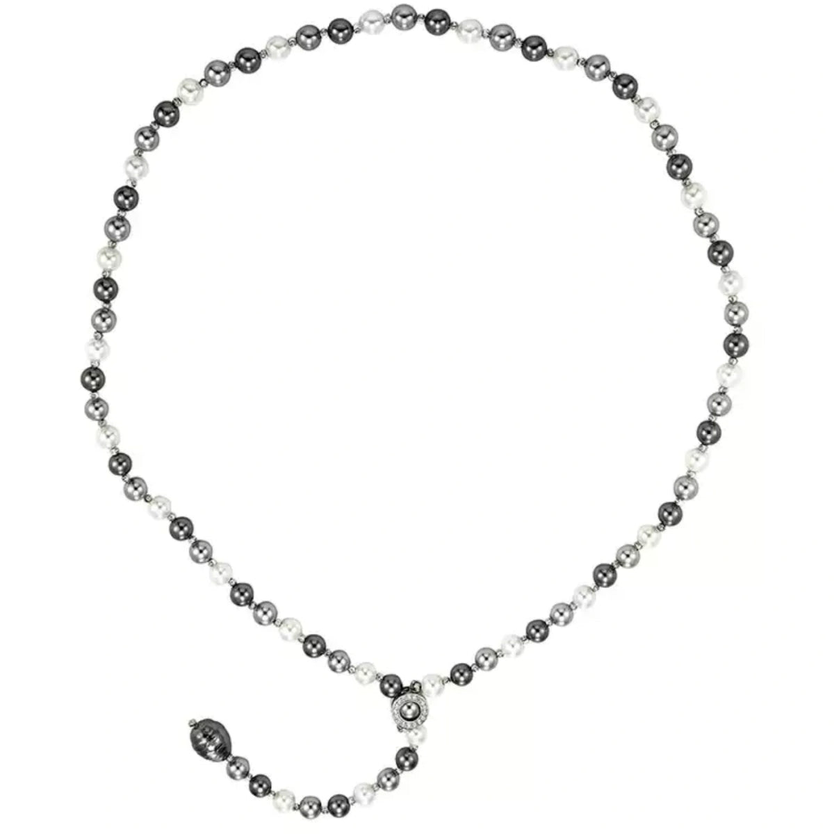Pearl Torque Chain Necklace - AKAK BODYJEWELRY - ear - tunnel