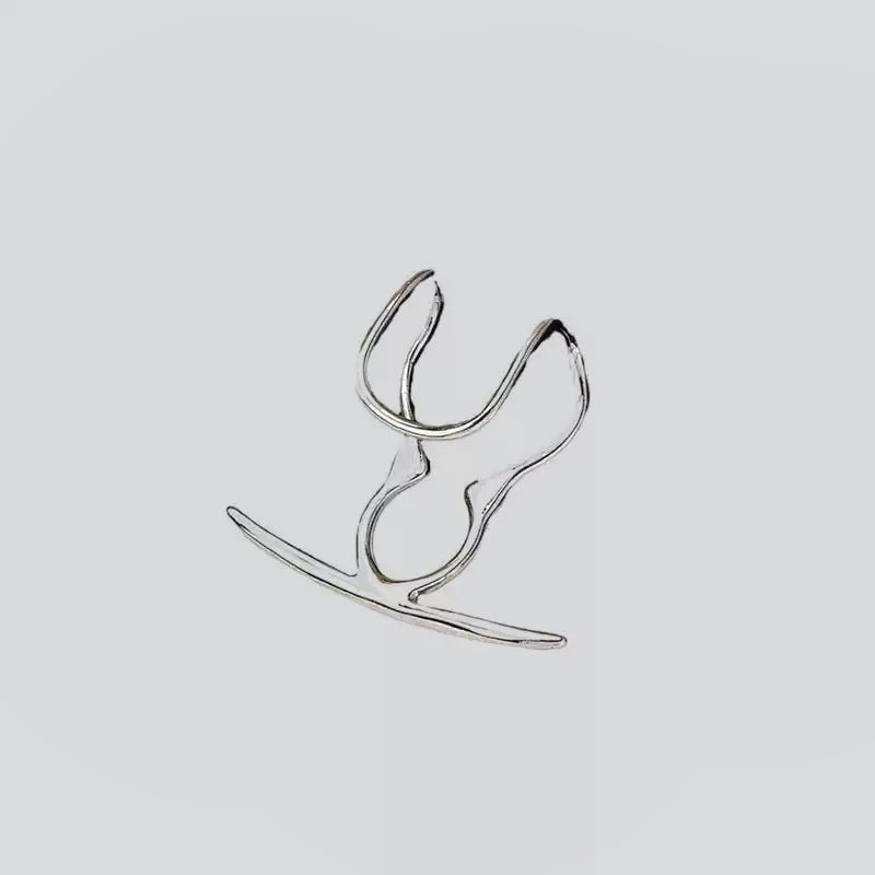 Rebel Noir Lip Cuff - AKAK BODYJEWELRY - ear - tunnel