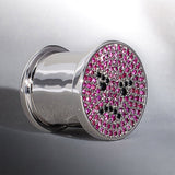 S925 Silver Fury Elf Zircon Ear Plug（2pcs） - AKAK BODYJEWELRY - ear - tunnel