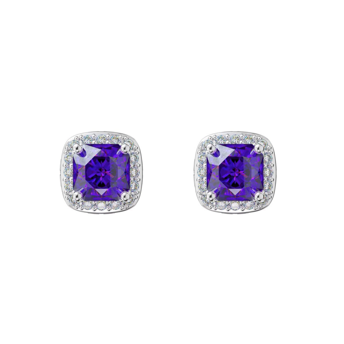 S925 Silver Sugar Cube Earrings Jewelry for Women Men - AKAK BODYJEWELRY - ear - tunnel