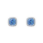 S925 Silver Sugar Cube Earrings Jewelry for Women Men - AKAK BODYJEWELRY - ear - tunnel