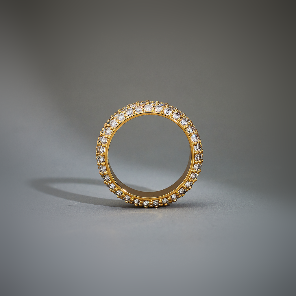 Bague Étoiles Brillantes S925