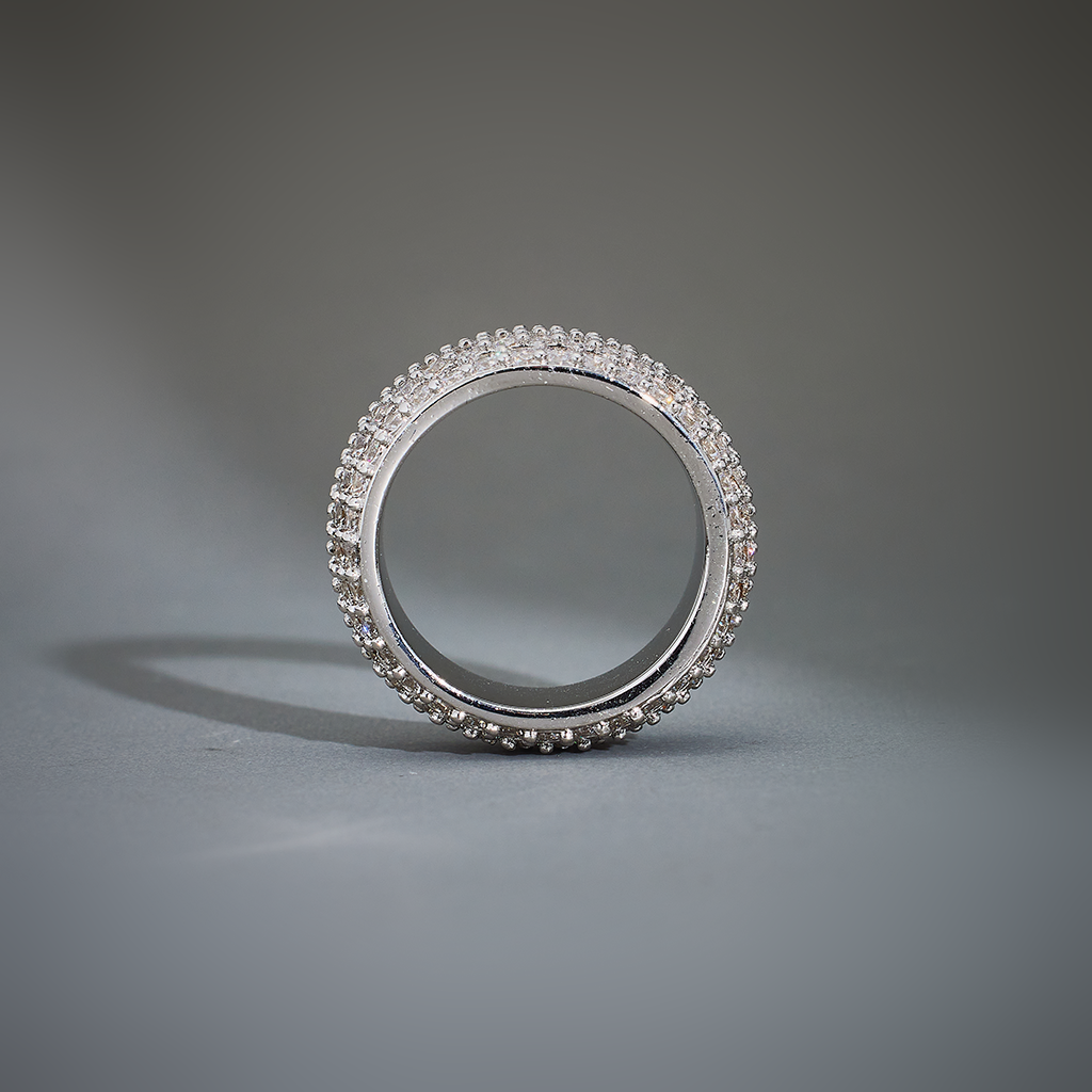 Bague Étoiles Brillantes S925