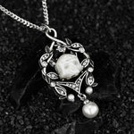 Spectral Echo Pearl Skull Necklace - AKAK BODYJEWELRY - ear - tunnel