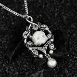 Spectral Echo Pearl Skull Necklace - AKAK BODYJEWELRY - ear - tunnel